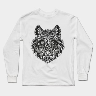 Wolf Mandala Long Sleeve T-Shirt